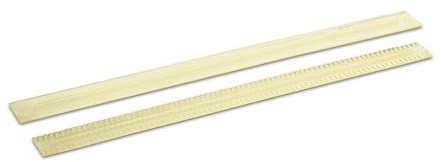 Verooc Two-Piece Floor Rubber Squeegee Blade Compatible with Karcher BD90/160, Floor Scrubber Edge Water Retaining Strip Spare Parts