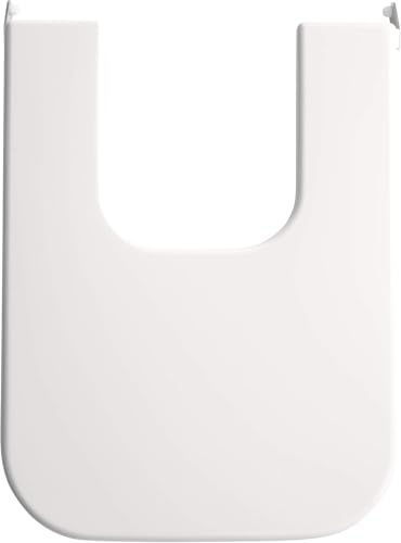 Gala Emma Square - Coperchio per bidet, con kit di fissaggio e cerniere in acciaio inox, colore bianco, dimensioni 37,5 x 4,2 x 50 cm - Modello G5165001