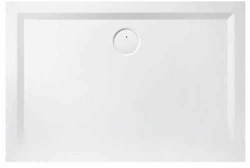 HOESCH Hoesch Mineralguss-Duschwanne MUNA 800 x 700 x 30 mm weiß