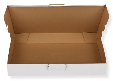 400 St. Maxibriefkarton 240 x 160 x 45 mm DIN A5 weiß Warensendung Faltkarton, Warenpost, Klappdeckelkarton