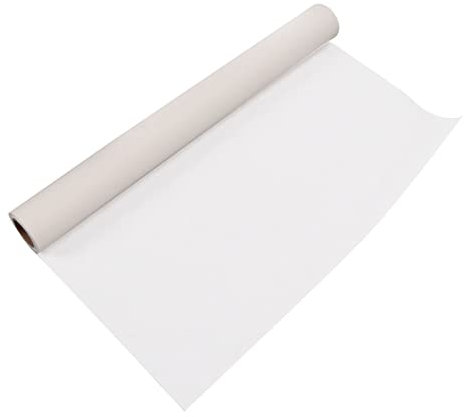 Pauspapierrolle, 45,7 cm breit, weiß, hochtransparent, klar, Tintenabsorption, Musterpapier, Skizzen- und Nachverfolgungsrolle zum Zeichnen von Papier, Nähmustern, Skizzieren (46m / 150.9ft)