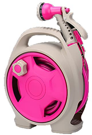 Wasserdruckreiniger mit Düse – 50 Fuß Wasserschlauch mit 6-Funktions-Sprühdüse, Schaumsprüher Autowäsche zum Autowaschen, Blumen gießen, Böden reinigen