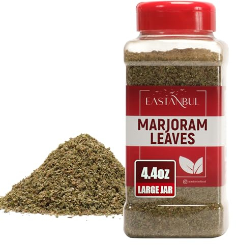 Eastanbul Marjoram, 4.41oz, Dried Marjoram Spice, Seasoning for Cook and Tea, Mejorana, Majoram, Mediterranean Seasoning, Natural, Gluten Free, Vegan, Non GMO