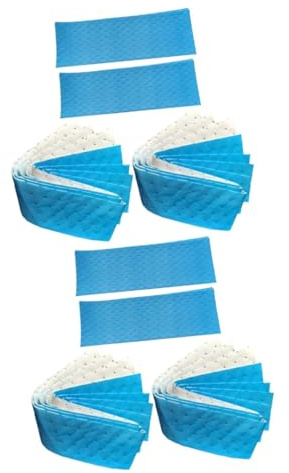 Angoily 20pcs Range Hood Absorbing Paper Oil Filter Pads for Kitchen Cooking Ventilator Grease Filter Cooker Hood Supplies