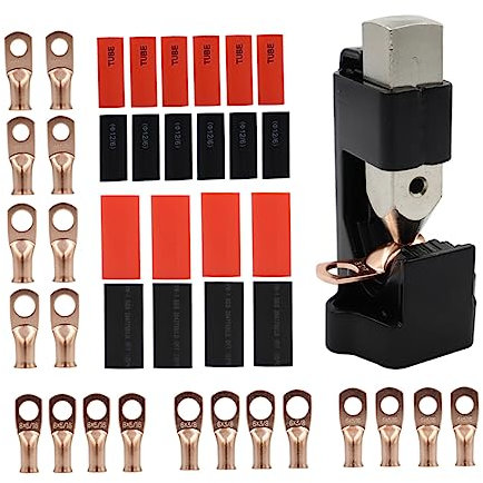 KONTONTY Battery Terminal Tool Sturdy Construction for Battery Cables Welding Cables and Projects Wire Crimping Pliers
