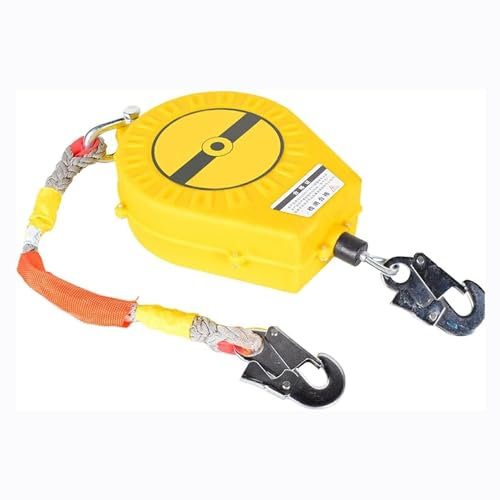 Dispositif de sécurité rétractable Lifeline de sécurité anti-chute auto-rétractable avec câble métallique pour la construction de toit Dispositif auto-rétractable pour la protection contre les chutes