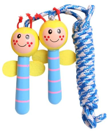 VANZACK 2stücke Springseil Cartoon Für Junge Mädchen Tragbares Trainingsgerät Aus Holz Langlebiges Material Ergonomischer Griff