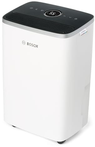 Bosch Dry 4000 - Deumidificatore - Facile. Efficiente. Tranquillo. Perfetto per la Tua casa e la Tua Camera da Letto - Asciugatura Rapida per Il Tuo bucato