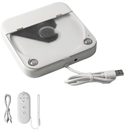 Giwnhvx Lettore CD esterno universale per auto, lettore CD portatile con AUX, inserito nella porta USB 'auto, connessione perdita