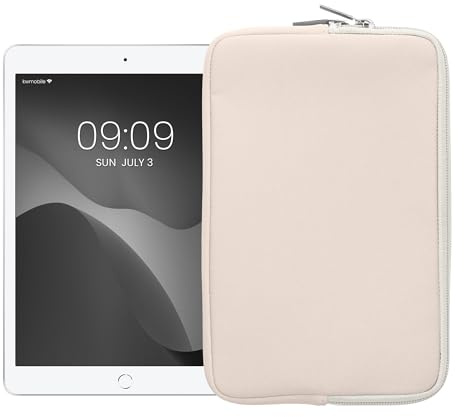 kwmobile Cover Tablet Compatibile con 8-8,4 Tablet - Custodia eReader Universale - Copertina Protettiva in Neoprene Bianco