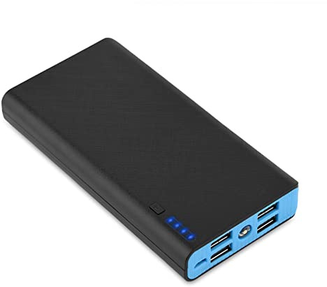 Ausla Scatola Fai-da-te Power Bank, capacità Elevata 20000 MAh, Uscita USB Portatile, Ideale per Viaggi e attività all'aperto (BLUE)