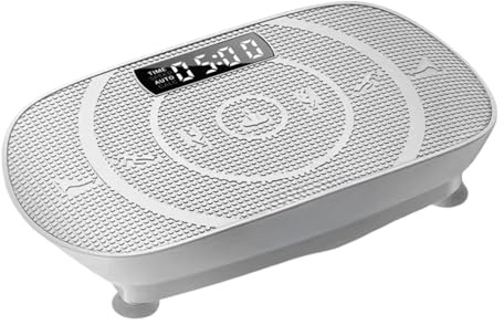 Piattaforma Vibrante Fitness 10 Velocità – Piastra di Vibrazione per Perdita di Peso, Tonificazione del Corpo, Telecomando, 150 kg, Allenamento Completo