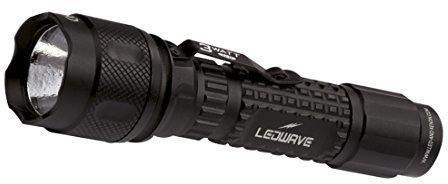 Ledwave TL-1 Linterna táctica, Negro, 132 x Ø 33 milímetros