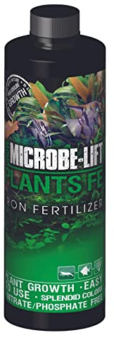 MICROBE-LIFT Bloom and Grow Iron, Aquatic Plant Supplement, Brings Out Vibrant Color, Prevents Yellowing, 8oz