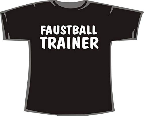 Faustball Trainer; T-Shirt schwarz, 36/38; Gr. S; Damen