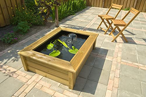 Ubbink Quadro Wood II - kesseldruckimprägnierte Holzumrandung