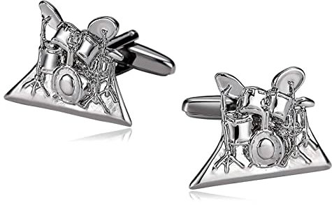 Aotiwe Bijoux Homme Celtique, Bijoux Celtes Homme Instruments de Musique Tambour Argent Acier Inoxydable