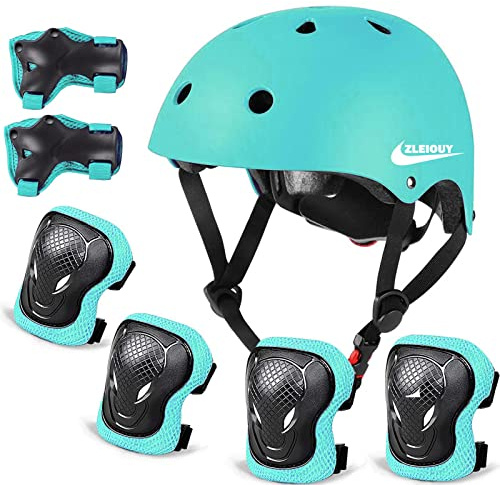 Adjustable Helmet for Ages 5-16 Kids Toddler Boys Girls Youth,Protective Gear with Elbow Knee Wrist Pads for Multi-Sports Skateboarding Bike Riding Scooter Inline skatings Longboard Roller Skate