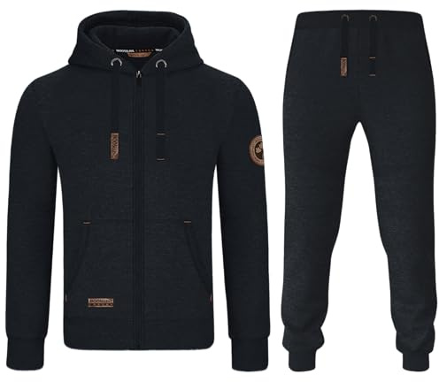 MOOSELINE Herren Jogginganzug Trainingsanzug Sportanzug Hausanzug