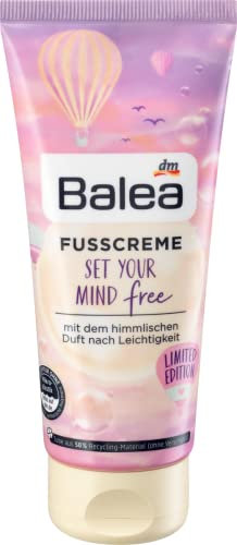 Balea Fußcreme SET YOUR MIND FREE für beanspruchte Füße mit fruchtig-frischem Duft nach Birne und Himbeere, 100 ml (Limited Edition)