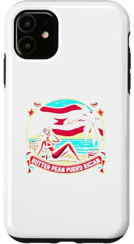 Hülle für iPhone 11 Butter-Pekannuss-Puerto-ricanisches PR-Pride-Design