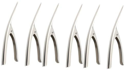 LABRIMP 6piezas Pelador De Langostinos Acero Inoxidable Herramienta De Cocina para Dispositivo De Pelado De Camarones De Diseño Ergonómico y De Limpiar