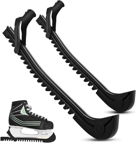 BRAVIKERLY Kufenschoner Schlittschuhe, 1 Paar Verstellbare Schlittschuhprotektoren für Hockey oder Eiskunstlauf, Kufenschutz für Kinder Erwachsener Universal
