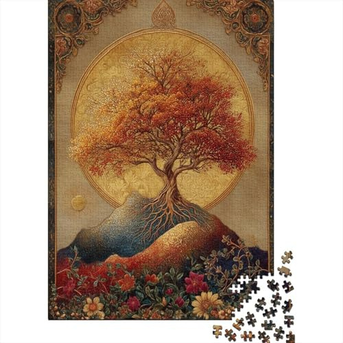 Splendida immagine dell'albero della vita Puzzle Per Adulti || 70x50cm/1000pcs Puzzle Giochi Educativi,decorazioni Per La Casa