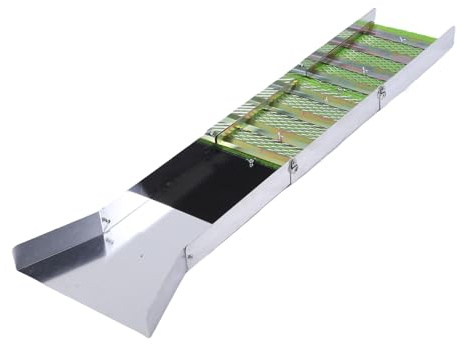 Cryfokt Boîte à écluse Pliante en Alliage D'aluminium, équipement D'écluse en Or, Kit D'orpaillage Portable pour Rivières, Outils de Collecte, Fossiles, Métaux Précieux, Exploration en