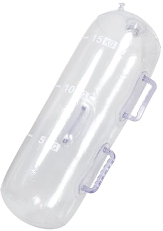 Kisangel Saco De Arena De Fitness Ajustable para Entrenamiento Pesas Bolsa De Lastre De Agua De PVC Peso Regulable Equipo De Entrenamiento De Fuerza Portátil para Ejercicios En Casa y del Tronco