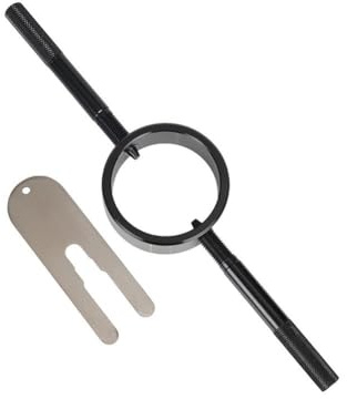 Vilgftyiet Kit d'outils de compresseur de ressort de fourche de moto, outil de compresseur de ressort de valve en aluminium pour fourche de vélo, compatible avec Aprilia, BMW, Ducati modèles 2002-2015