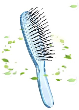 Spazzola Sgonnodo Capelli Pettine Massaggio Cuoio Capelluto | Spazzola Antistatica Disnodante per Donne e Ragazze Ricci Folti Lisci Ondulati Levigante Casa Viaggio Quotidiano