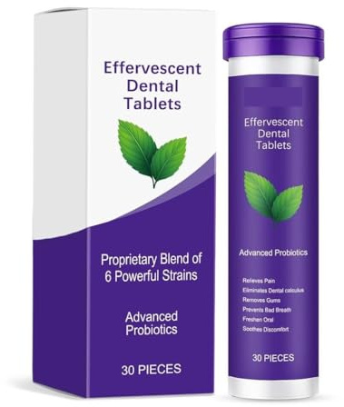 Bärbara Fresh Breath Tandkrämstabletter, Fläckborttagning Och Ljusning, Resevänlig Daglig Munvård(2pcs)