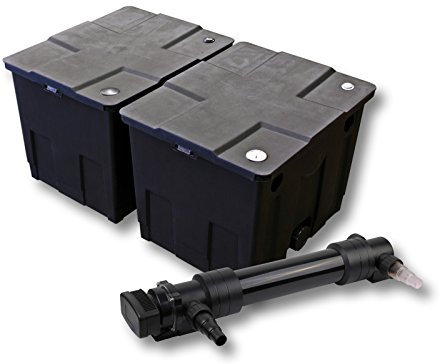 SunSun set per laghetti filtro a 2 camere 60000l chiarificatore UVC serie 6 da 36W