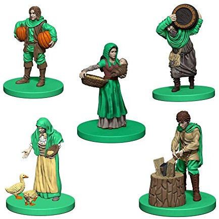 Mayfair Games Europe MFG72867 Agricola Game Expansion: Grün (5 Figures), Mehrfarbig