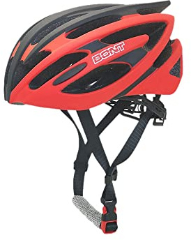 Bont Skates - Inline Speed Skating Helmet (Black/Red, XS/S (52-56cm))