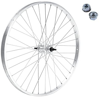 ECOVELO Roue/Jante AVANT 20 x 1.75 POUR VÉLO VTT ALUMINIUM/ACIER - Écrous de fixation inclus