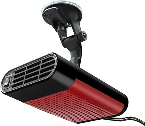 Baceyong Auto Heizlüfter, 150W Auto Heizung Defroster 12V Zigarettenanzünder, 2-In-1 Anti-Beschlag Auto-Heizung Windschutzscheibe Enteiser Elektrisch, Tragbare Kinetische Mini-Heizung