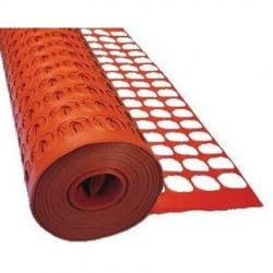 Service Solutions Rete Recinzione da Cantiere in Plastica Arancione - Rotolo Recinzioni 50mt - Varie Altezze Disponibili (H. 180)