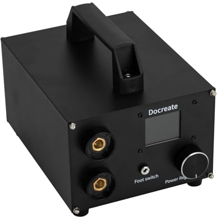 Poste à souder à double points, soudeuse par impulsion, batterie avec affichage LCD, 1400 A 12 V, pour soudure à bande en nickel, aiguilles à souder, alliage d'aluminium
