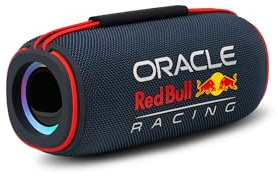 Nilox Red Bull Racing Race, Altavoz Bluetooth Portátil con Iluminación RGB, Potencia Máxima de 50W, Amplia Conectividad Incluyendo AUX, USB y TWS, Resistencia IPX5, Batería de 6000 mAh