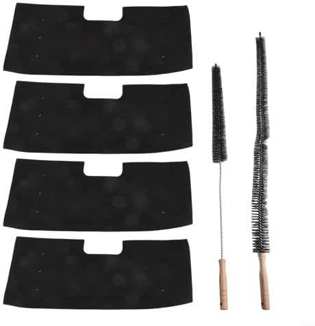 Lint Filter WH01X35719 with 2 Dryer Vent Brushes, Hand Washable and Reusable, Designed for Optimal Performance (4*Filter+2*Brush)
