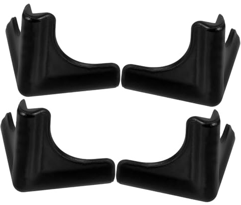 LOLIPPYY Protezione Angoli per Sicurezza in Silicone Nero per Mobili e Tavoli 4 Pezzi, Adatta a Superfici Multiple, per Uffici e Luoghi Pubblici Ragazzo Ragazza