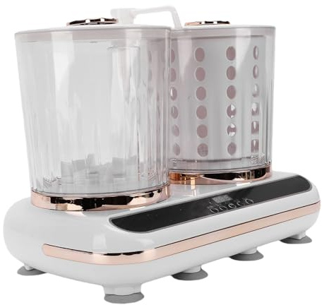 OEBUAFI Lavatrice Portatile, Compatta a Doppia Vasca, Ideale per Biancheria Intima, Calze e Piccoli Indumenti, con Tubo di Scarico Integrato e Centrifuga, Perfetta per Casa,