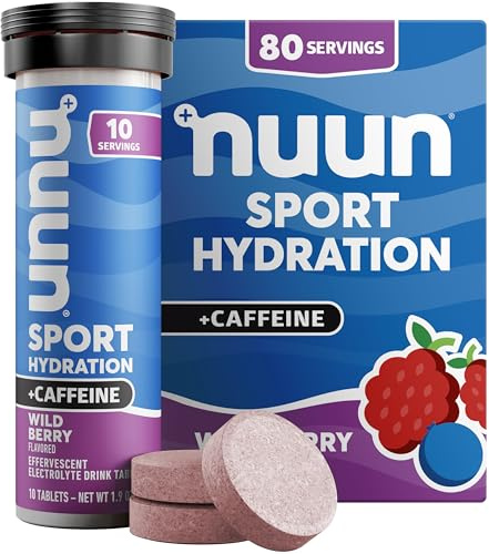 Nuun, Electrolyte Drink Tabs Energy Wild Berry, 8 Count, 1.9 Ounce