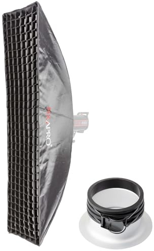 PIXAPRO 35x160cm Dual-Layer Recessed Strip Softbox & 5cm Grid (Elinchrom/Interfit EX & EXD)
