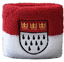 Flaggenfritze Schweiß- und Stirnbänder Deutschland Stadt Köln, für Erwachsene und Jugendliche, Sport/Fitness/Yoga, modisches Fan-Accessoire