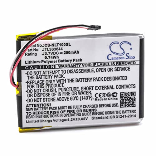 vhbw Batterie Compatible avec Nest Learning Thermostat 1ère génération Thermostat (200mAh, 3,7V, Li-polymère)
