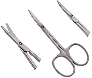 Baby Nagelschere- Nagelschere - abgerundete Spitzen- ca. 9 cm - speziell abgerundete Schneide für Kindernägel- auch geeignet für Diabetiker- Maniküre Schere- rostfreier Edetstahl
