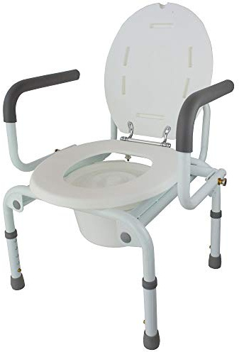 Mobiclinic, Cabo, Silla con wc o inodoro para discapacitados, Minusválidos, Ancianos, Plegable, Reposabrazos, Asiento ergonómico, Conteras antideslizates